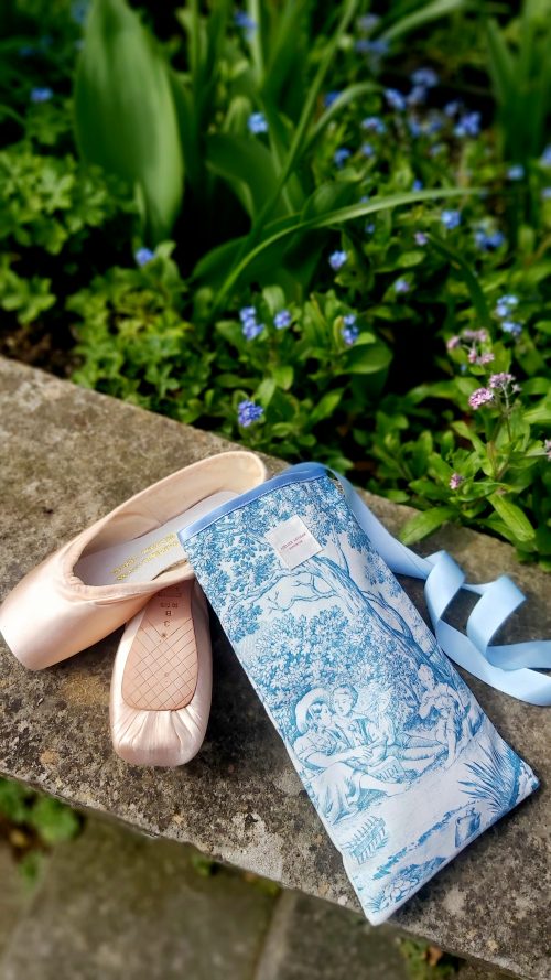 Ballet pointe bag toile de jouy 1